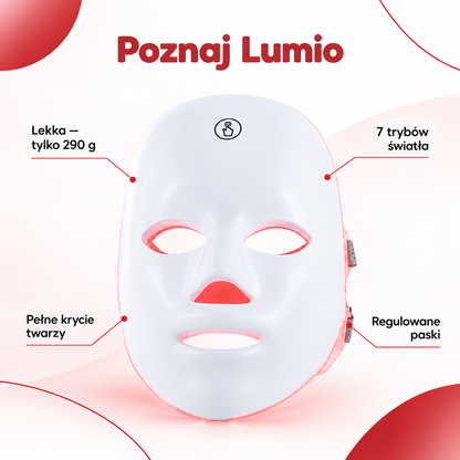Maska LED Lumio - Codzienny kwadrans dla Twojej skóry