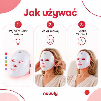 Maska LED Lumio - Codzienny kwadrans dla Twojej skóry