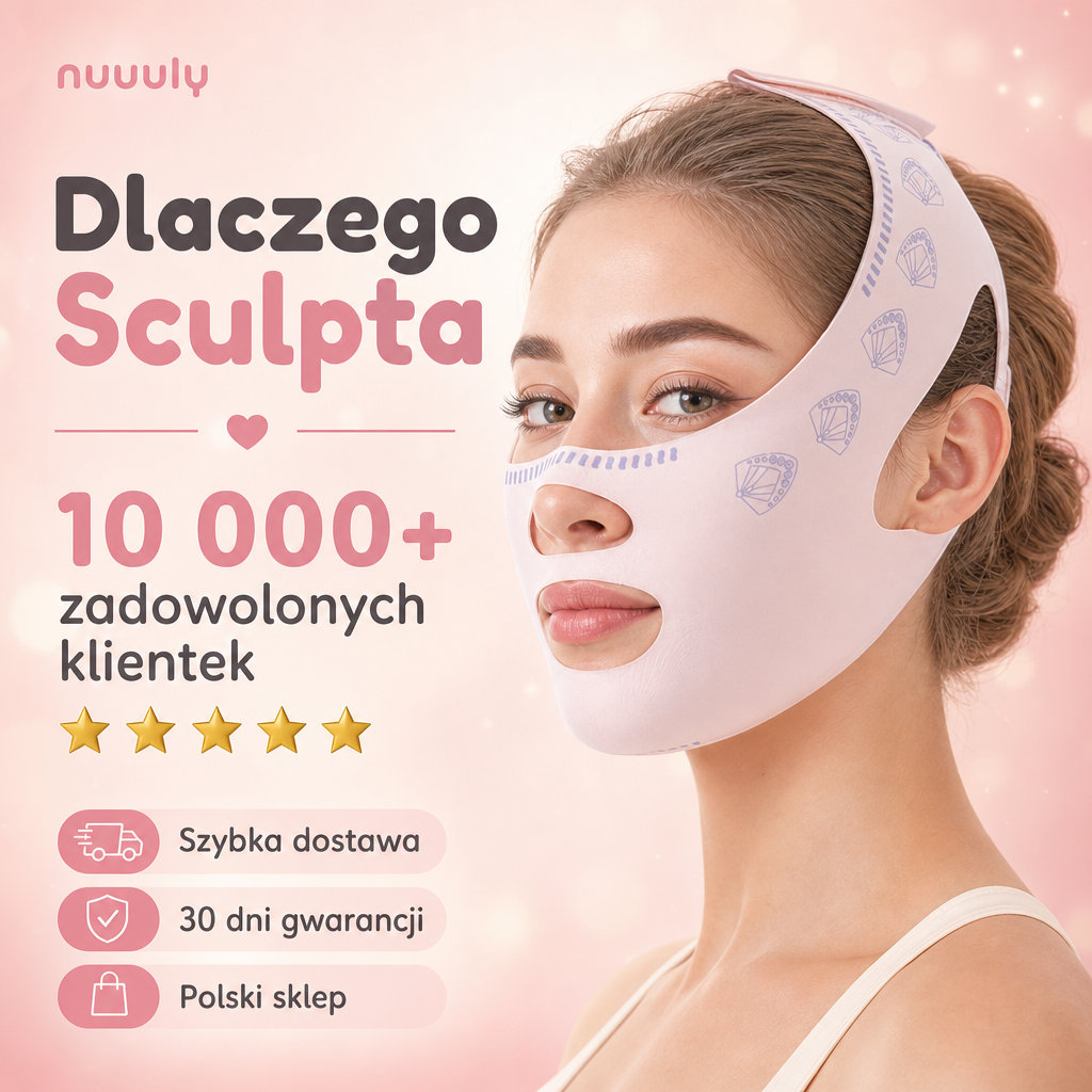 Sculpta – Opaska na owal twarzy · Koreański rytuał pielęgnacyjny V‑line