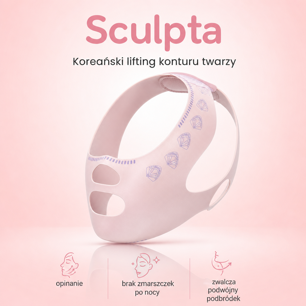 Sculpta – Opaska na owal twarzy · Koreański rytuał pielęgnacyjny V‑line